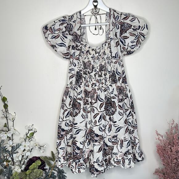 HOUSE OF HARLOW 1960 Ozzie Mini Dress Floral Puff Sleeve {SS13} - Picture 2 of 5